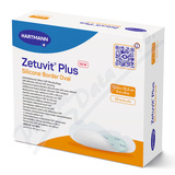 Zetuvit Plus Silicone Border Oval 13x15. 5cm 10ks